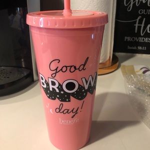 Benefit Reusable Cup & Makeup Bag